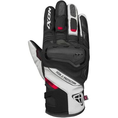 Guanti moto invernali impermeabili Ixon Pro Knarr - Nero Bianco Rosso - L Guanti moto invernali impermeabili Ixon Pro Knarr - Nero Bianco Rosso - L