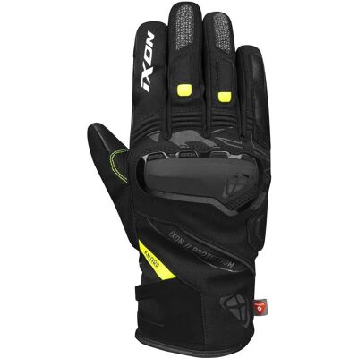 Guanti da moto invernali impermeabili Ixon Pro Knarr - Nero Grigio Giallo - 3XL Guanti da moto invernali impermeabili Ixon Pro Knarr - Nero Grigio Giallo - 3XL