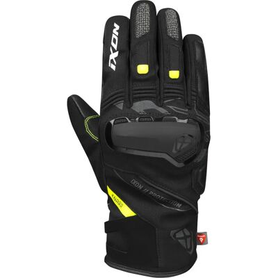 Guanti da moto invernali impermeabili Ixon Pro Knarr - Nero Grigio Giallo - 4XL Guanti da moto invernali impermeabili Ixon Pro Knarr - Nero Grigio Giallo - 4XL