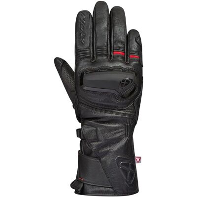 Guanti da moto invernali impermeabili Ixon Pro Miles - Nero Rosso - XL Guanti da moto invernali impermeabili Ixon Pro Miles - Nero Rosso - XL