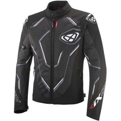 Ixon Demoniak Motorradhandschuh Textiljacke - Schwarz Weiß - 2XL - Unisex Ixon Demoniak Motorradhandschuh Textiljacke - Schwarz Weiß - 2XL - Unisex