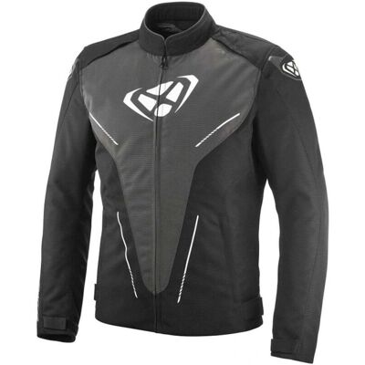 Giacca impermeabile tessuto da motociclismo Ixon Prodigy - Nero Grigio (L) Giacca impermeabile tessuto da motociclismo Ixon Prodigy - Nero Grigio (L)