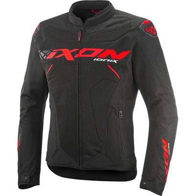 Chaqueta textil de moto Ixon Ionix - Negro Rojo - M Chaqueta textil de moto Ixon Ionix - Negro Rojo - M