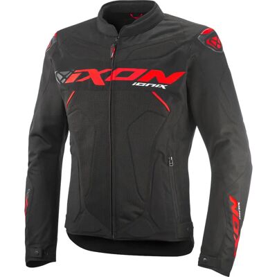 Ixon Ionix Motorrad Textiljacke - Schwarz Rot - 3XL Ixon Ionix Motorrad Textiljacke - Schwarz Rot - 3XL