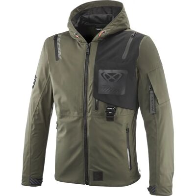 Giacca tessile da moto impermeabile Ixon M-Quarter - Nero Marrone Giacca tessile da moto impermeabile Ixon M-Quarter - Nero Marrone