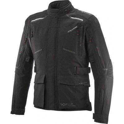 Chaqueta textil impermeable para motocicleta Ixon Midgard - Negro - 4XL Chaqueta textil impermeable para motocicleta Ixon Midgard - Negro - 4XL
