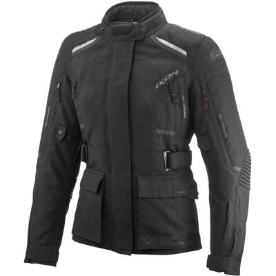 Ixon Midgard Wasserdichte Damen Motorrad Textiljacke - Schwarz - XS Ixon Midgard Wasserdichte Damen Motorrad Textiljacke - Schwarz - XS
