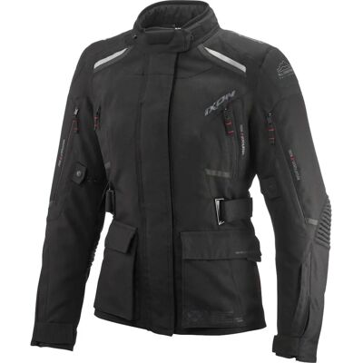 Chaqueta textil impermeable para motocicleta Midgard de Ixon - Negro Chaqueta textil impermeable para motocicleta Midgard de Ixon - Negro