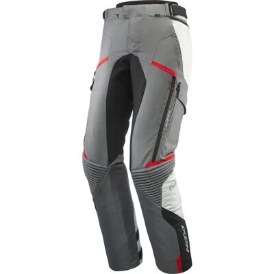 Pantaloni tessili da moto impermeabili Ixon Midgard - Nero Grigio Rosso 4XL Pantaloni tessili da moto impermeabili Ixon Midgard - Nero Grigio Rosso 4XL