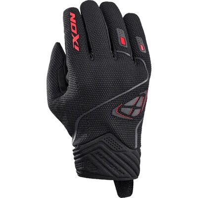 Ixon Hurricane 2 Motorradhandschuhe - Schwarz Rot - M Ixon Hurricane 2 Motorradhandschuhe - Schwarz Rot - M