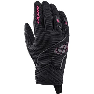 Gants de moto Ixon Hurricane 2 Femme Rose Noir - Taille L - Équipement Moto - Publicité Gants de moto Ixon Hurricane 2 Femme Rose Noir - Taille L - Équipement Moto - Publicité