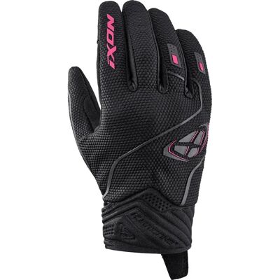Gants de moto pour dames Ixon Hurricane 2 Noir Rose XL - Publicité Gants de moto pour dames Ixon Hurricane 2 Noir Rose XL - Publicité