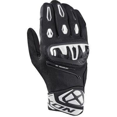 Guantes de moto Ixon Mirage Air - Negro Blanco - 2XL Guantes de moto Ixon Mirage Air - Negro Blanco - 2XL