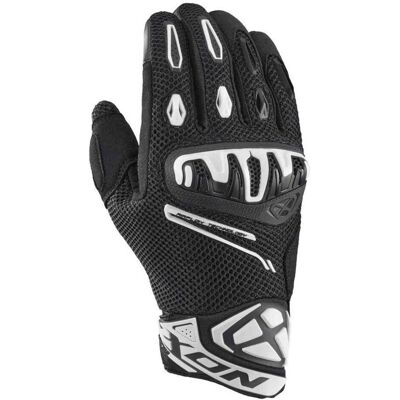 Ixon Mirage Airflow Motorrad Handschuhe - Schwarz Weiss - 2XL - unisex Ixon Mirage Airflow Motorrad Handschuhe - Schwarz Weiss - 2XL - unisex