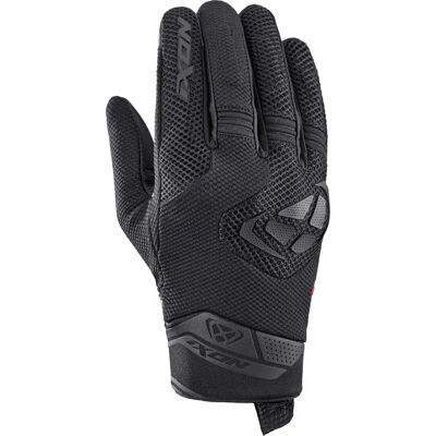 Ixon Mig 2 Airflow Motorrad Handschuhe - Schwarz - M Ixon Mig 2 Airflow Motorrad Handschuhe - Schwarz - M