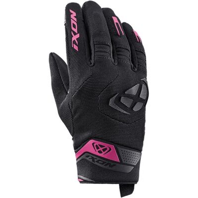 Guantes de moto Ixon Mig 2 Lady Negro Fucsia - Talla L Guantes de moto Ixon Mig 2 Lady Negro Fucsia - Talla L