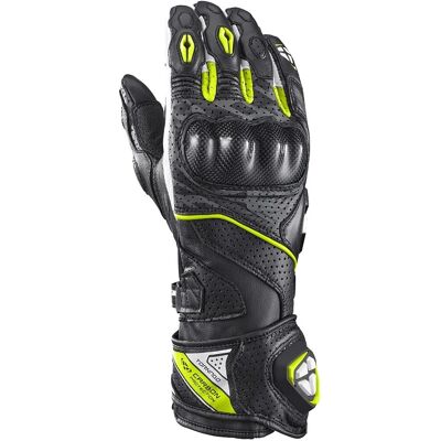 Ixon Tornado Air Motorrad Handschuhe - Schwarz Weiss Gelb - M - Unisex Ixon Tornado Air Motorrad Handschuhe - Schwarz Weiss Gelb - M - Unisex
