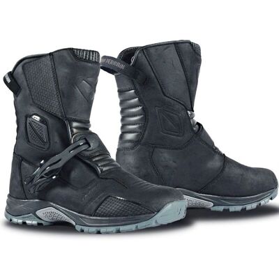 Ixon Klay Wasserdichte Motorradstiefel - Schwarz - 39 Ixon Klay Wasserdichte Motorradstiefel - Schwarz - 39