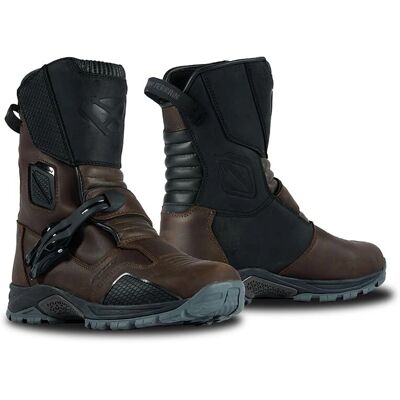 Ixon Klay Wasserdichte Motorrad Stiefel - Schwarz Braun - 44 - unisex Ixon Klay Wasserdichte Motorrad Stiefel - Schwarz Braun - 44 - unisex