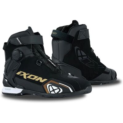 Ixon Bull 2 Wasserdichte Motorrad Schuhe - Schwarz - 46 Ixon Bull 2 Wasserdichte Motorrad Schuhe - Schwarz - 46