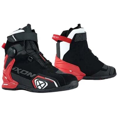 Ixon Bull 2 Wasserdichte Motorrad Schuhe - Schwarz Weiss Rot - 39 Ixon Bull 2 Wasserdichte Motorrad Schuhe - Schwarz Weiss Rot - 39