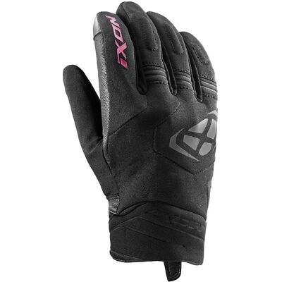 Gants moto Ixon MS Mig 2 WP - Noir-Fuchsia - Publicité Gants moto Ixon MS Mig 2 WP - Noir-Fuchsia - Publicité