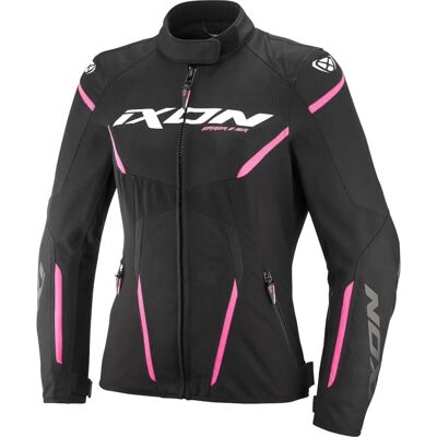 IXON Striker 2 Air WP Lady Schwarz-Pink XS Motorradjacke - Motorradjacke IXON Striker 2 Air WP Lady Schwarz-Pink XS Motorradjacke - Motorradjacke