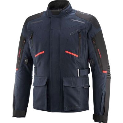 Ixon MIDGARD Navy Rosso Vivo Touring Jacke - Jacke Ixon MIDGARD Navy Rosso Vivo Touring Jacke - Jacke