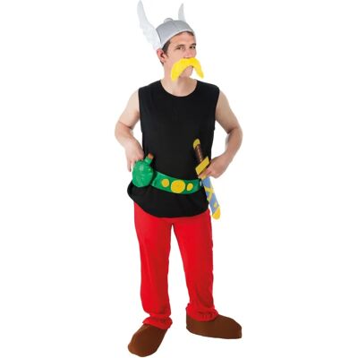 Disfraz de Asterix - Adulto, Rojo/Negro/Verde XL Disfraz de Asterix - Adulto, Rojo/Negro/Verde XL