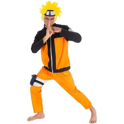 Naruto Kindercostüm - Schwarz/Orange/Grau - 9-10 Jahre Naruto Kindercostüm - Schwarz/Orange/Grau - 9-10 Jahre