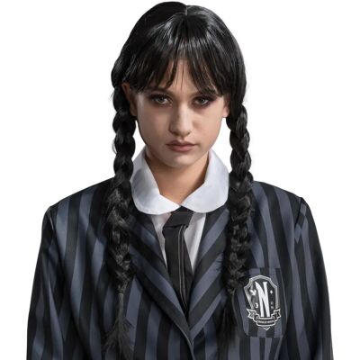 Chaks Wednesday Addams Perücke - Kostüm & Spaß - C4631 Chaks Wednesday Addams Perücke - Kostüm & Spaß - C4631