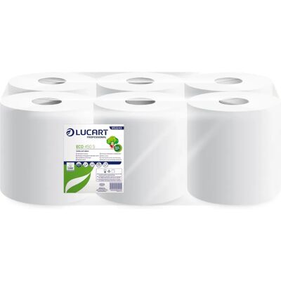 Serviettes de cuisine éco recyclées Lucart 450S - Lot de 6 - Publicité Serviettes de cuisine éco recyclées Lucart 450S - Lot de 6 - Publicité