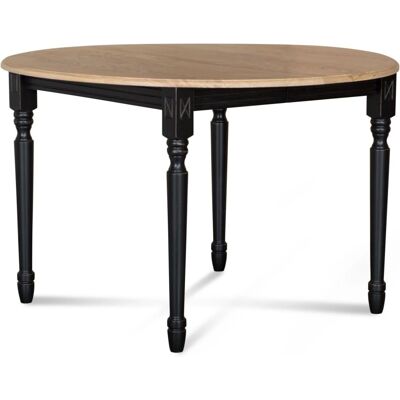 Hellin - Victoria - Chêne - 4 pieds tournés - Dining table - Publicité Hellin - Victoria - Chêne - 4 pieds tournés - Dining table - Publicité