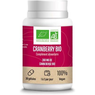 Léro Cranberry Bio 30 Gélules - Complément Bio à la Canneberge - Publicité Léro Cranberry Bio 30 Gélules - Complément Bio à la Canneberge - Publicité