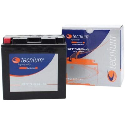 Batterie Tecnium Sans Entretien BT14B-4 - Moto 12V, 170cm - Publicité Batterie Tecnium Sans Entretien BT14B-4 - Moto 12V, 170cm - Publicité