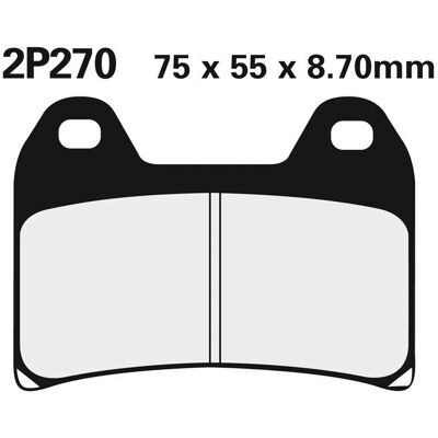 NISSIN Plaquettes de frein - 2P-270ST - Performance Route & Off-Road - Publicité NISSIN Plaquettes de frein - 2P-270ST - Performance Route & Off-Road - Publicité