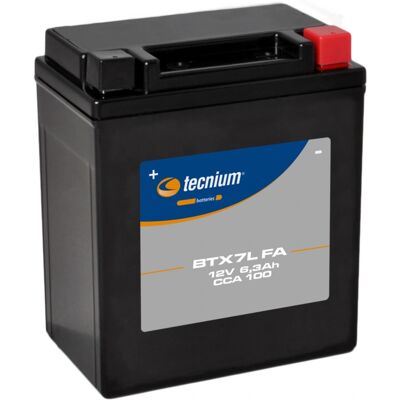Batterie TECNIUM BTX7L activée en usine sans entretien - Compatible véhicules - Publicité Batterie TECNIUM BTX7L activée en usine sans entretien - Compatible véhicules - Publicité