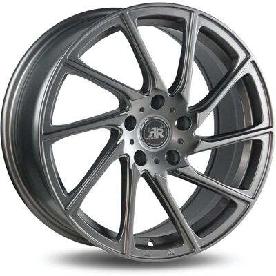RACER 8,5x19 Llanta de Aluminio Gris - Wheel Rim RACER 8,5x19 Llanta de Aluminio Gris - Wheel Rim