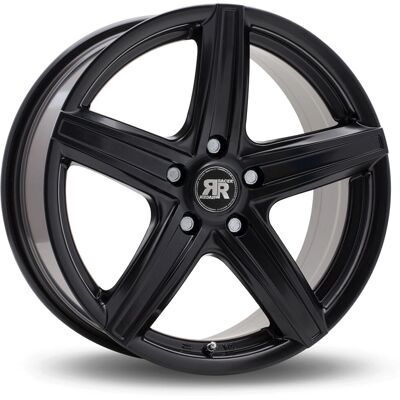 RACER Glace Noir Satiné Roue en Aluminium - Wheel - Publicité RACER Glace Noir Satiné Roue en Aluminium - Wheel - Publicité