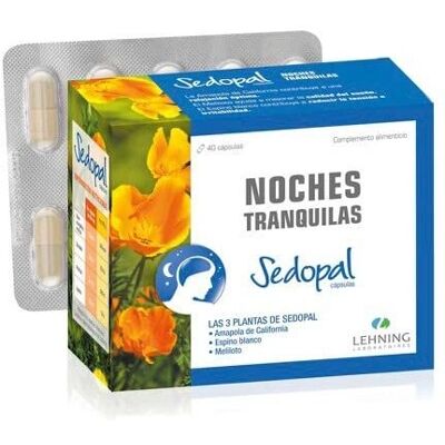 Lehning Sedopal - Relajación y Sueño - 40 Cápsulas Lehning Sedopal - Relajación y Sueño - 40 Cápsulas