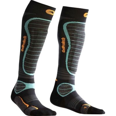 MONNET - Mi-bas Gel Protech Ski - Blu - 41/42 - Calzini da sci MONNET - Mi-bas Gel Protech Ski - Blu - 41/42 - Calzini da sci