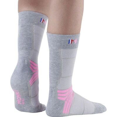 Monnet Trek Air - Calzini da trekking - Donna Grigio / Rosa 39 - 40 Monnet Trek Air - Calzini da trekking - Donna Grigio / Rosa 39 - 40