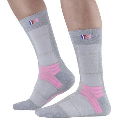 Monnet Trek Air - Calzini da trekking - Donna Grigio / Rosa 41-42 Monnet Trek Air - Calzini da trekking - Donna Grigio / Rosa 41-42