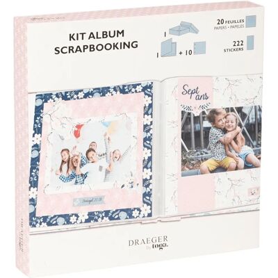 Draeger Album di Scrapbooking Multicolore - Kit di Scrapbooking Draeger Album di Scrapbooking Multicolore - Kit di Scrapbooking