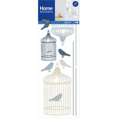 DRAEGER - ptačí klec - PVC - 30 cm - Adesivo finestra DRAEGER - ptačí klec - PVC - 30 cm - Adesivo finestra