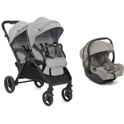 JOIE DUO EVALITE - double - arrière 0-15 kg - devant dès 6 mois - Stroller - Publicité JOIE DUO EVALITE - double - arrière 0-15 kg - devant dès 6 mois - Stroller - Publicité