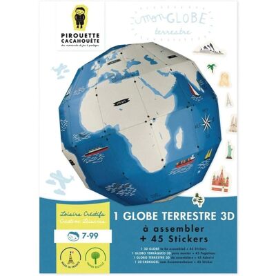 Pirouette Cacahouète - Kit Globe 3D pour Enfants - Apprendre la Géo - Publicité Pirouette Cacahouète - Kit Globe 3D pour Enfants - Apprendre la Géo - Publicité