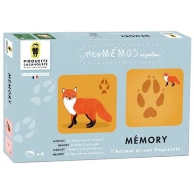 Pirouette Cacahouète - Jeu de mémoire empreintes d'animaux - Publicité Pirouette Cacahouète - Jeu de mémoire empreintes d'animaux - Publicité