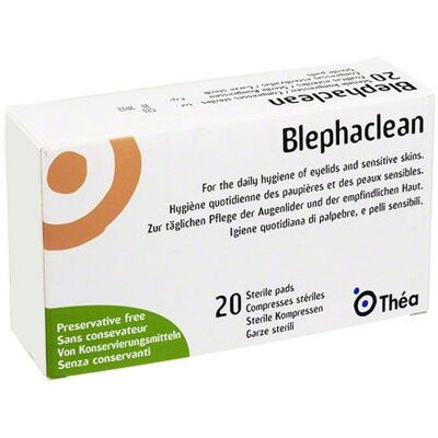 Théa Blephaclean Augenreinigungstücher & Kompressen - Sensible Pflege Théa Blephaclean Augenreinigungstücher & Kompressen - Sensible Pflege