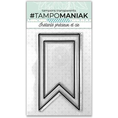 Tampomaniak CTM-0033 Stempel - Duidelijk met Gedetailleerde Randen 10x15cm - Stempel Tampomaniak CTM-0033 Stempel - Duidelijk met Gedetailleerde Randen 10x15cm - Stempel